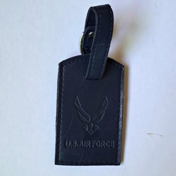 Air Force Embossed Logo Luggsge Tag - Picture 1 of 4